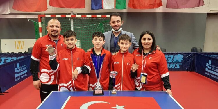 Millilerden masa tenisinde 6 madalya