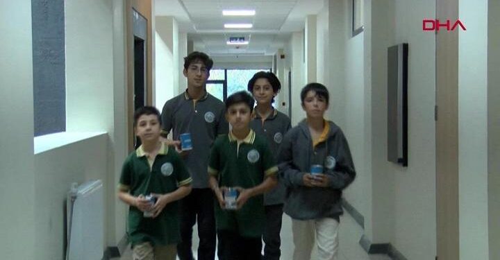 Lise öğrencilerinden Filistin’e destek