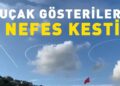 İstanbul Boğazı semalarında uçak gösterileri göz kamaştırdı!