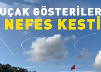 İstanbul Boğazı semalarında uçak gösterileri göz kamaştırdı!