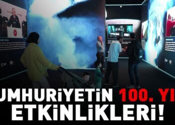 Cumhuriyetin 100. yılı etkinlikleri! Dijital sergi alanı açıldı