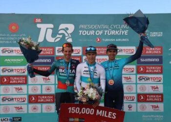 58. Cumhurbaşkanlığı Türkiye Bisiklet Turu’nun üçüncü etabını Alexey Lutsenko kazandı