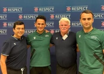 Atilla Karaoğlan ve Erkan Özdamar, UEFA CORE Kampına Katıldı