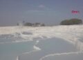Pamukkale’ye ziyaretçi akını