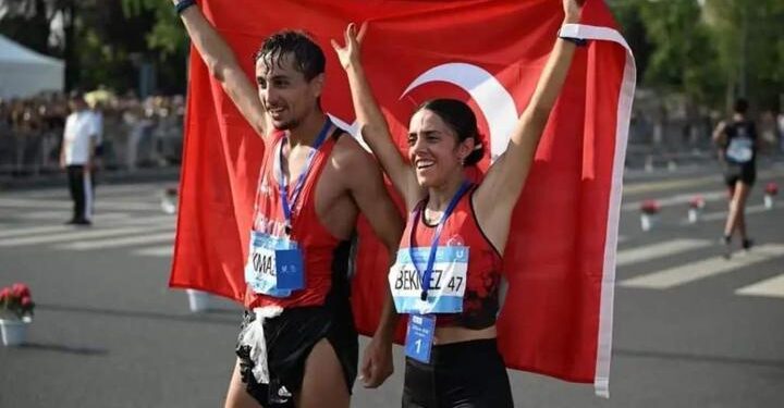 Milli sporcusu Salih Korkmaz’dan tarihe geçen başarı