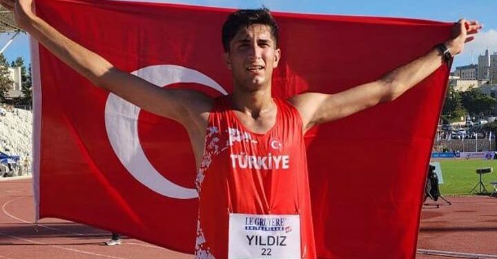 Hayrettin Yıldız’dan 20 Yaş Altı Avrupa Atletizm Şampiyonası’nda gümüş madalya