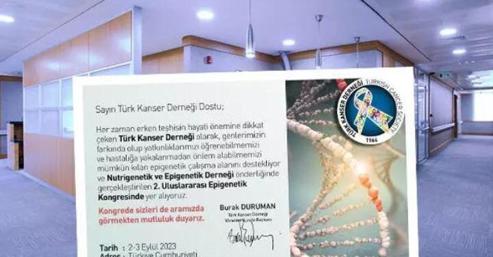 Türk Kanser Derneği’den, Epigenetik Kongresi’ne destek