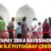 İzmirliler yapay zeka sayesinde Mustafa Kemal Atatürk ile fotoğraf çekildi…
