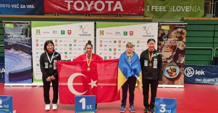 Özel sporcu Ebru Acer, Avrupa şampiyonu oldu