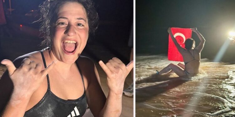 Aysu Türkoğlu bir destan daha yazdı! Kaiwi Kanalını geçen en genç Türk yüzücü oldu 🇹🇷🏊♀️