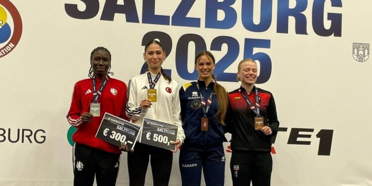 Milli karateci Zümra Rezzan İm, Avrupa’yı fethederek Türkiye’ye altın madalya getirdi 🏅👏